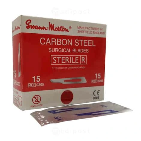 Lame de bistouris stériles Swann-morton n°15