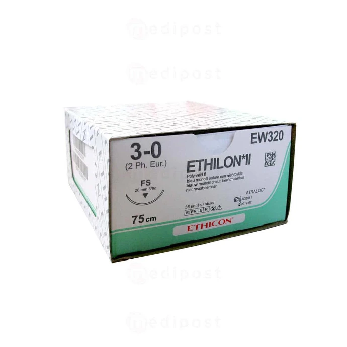 Fil de suture Ethilon® avec aiguille triangulaire 3/8